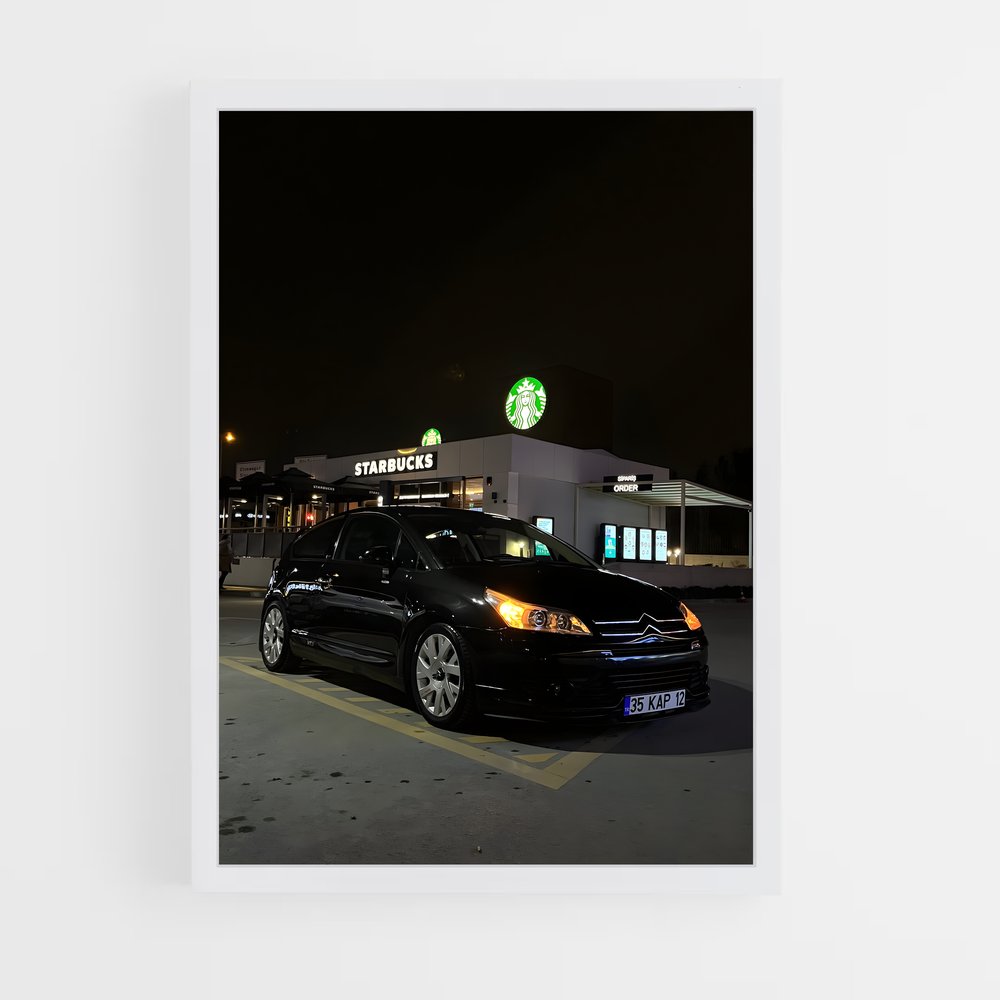 Poster vts nuit – affiche Citroën (vue 3)
